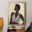 «Ethnic Beauty I», toile encadrée de qualité supérieure - prête à être accrochée-2055405532-2055405535