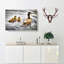 Ducklings with Mother Duck - Wrapped Canvas-55313381