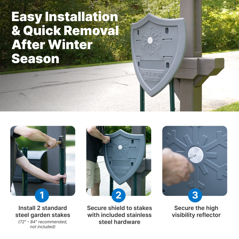 Step2 Snow Shield Freestanding Mailbox Enclosure