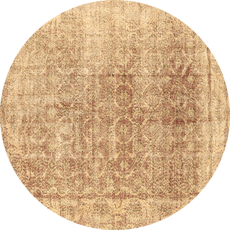 Macallister Performance Geometric Indoor Rug, Round 5'
