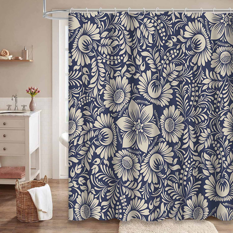 Rideau de douche Baroque, 72" L x 84" W