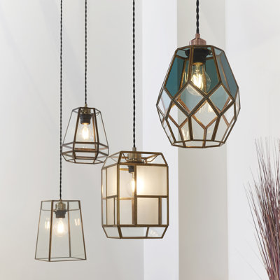 Dupras 19cm Glass Oval Pendant Shade
