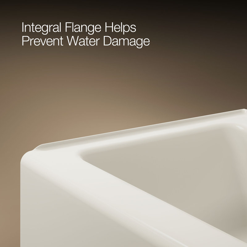 Bellwether® 60" x 30.25" Alcove Soaking Cast Iron Bathtub, Biscuit, Right