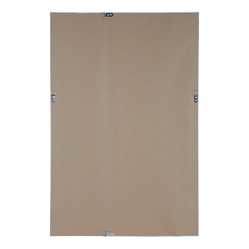 Abhilash Flat Mirror, 36" x 24", White