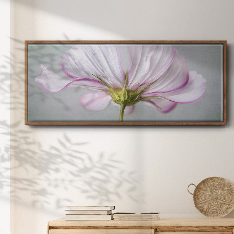 Textured Floral- Framed Canvas, 24" H x 60" W