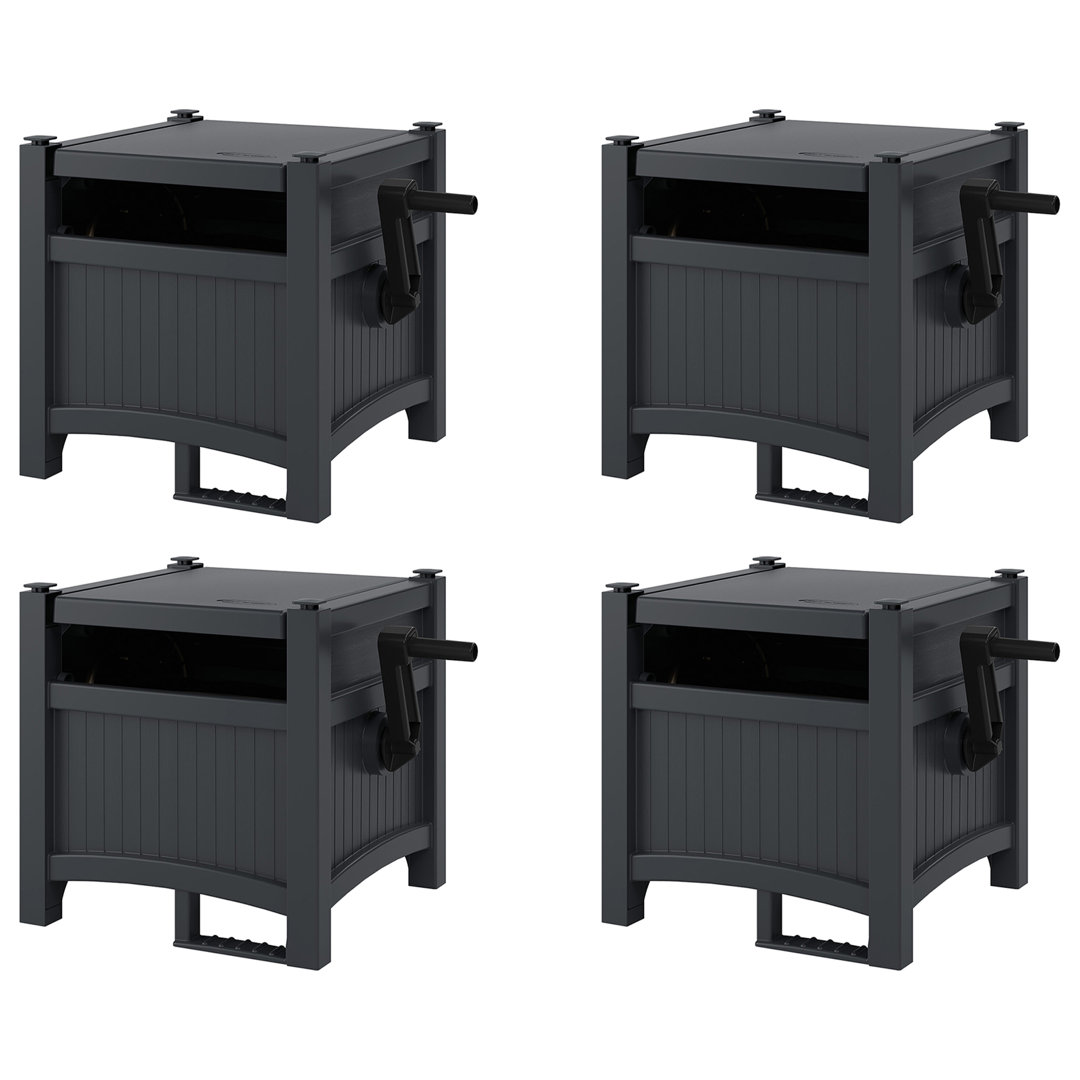 Plastic Stand Hose Reel (Set of 4) Suncast