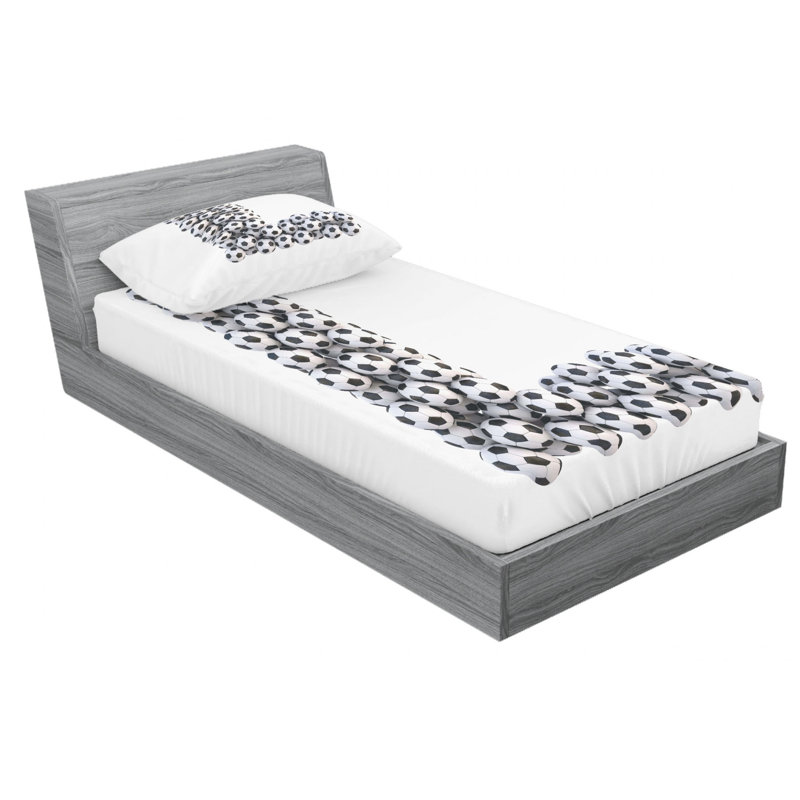 Microfiber Sheet Set, Twin Sheet Set with Fitted Sheet, L