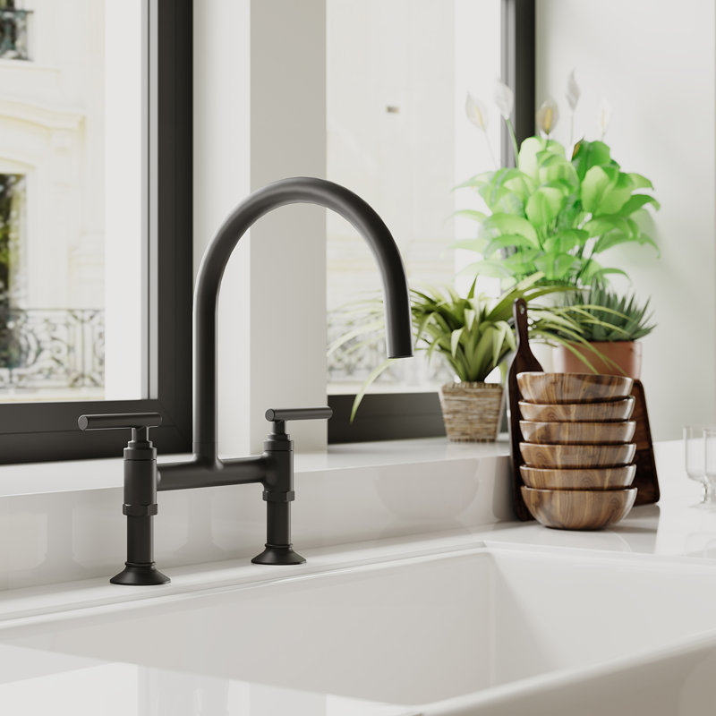 Robinet de cuisine VIBRANTBATH, Matte Black