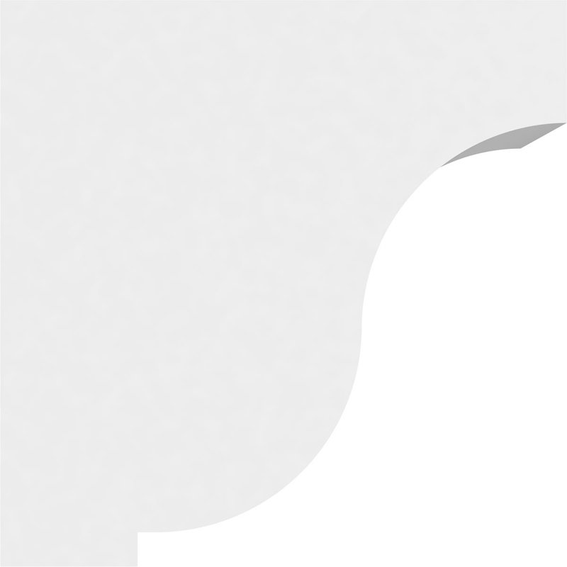 Support standard en uréthane Van Buren standard, brun clair apprêté, H 5 po x l 3 po x P 5 po