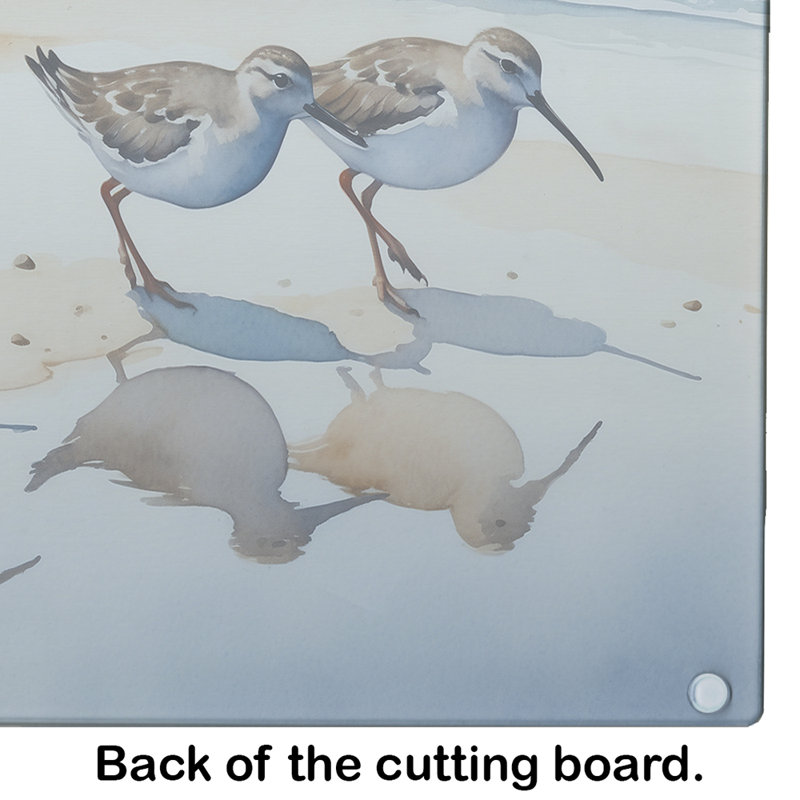 Planche à découper en verre Sandpipers