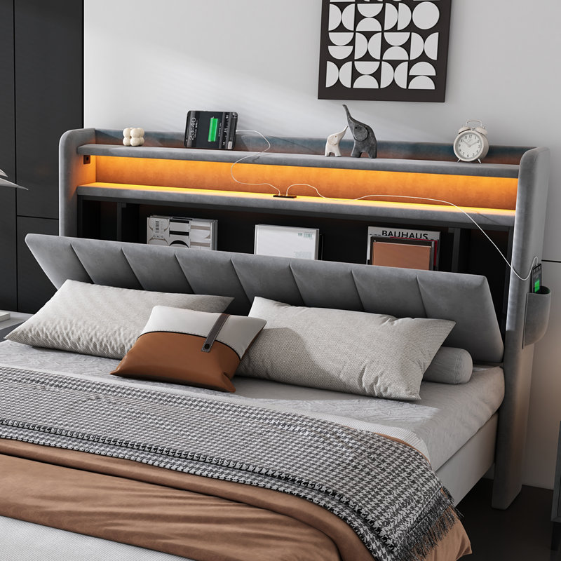 Daycia Upholstered Storage Bed
