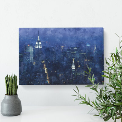 New York Skyline Vol.12 - Wrapped Canvas Print