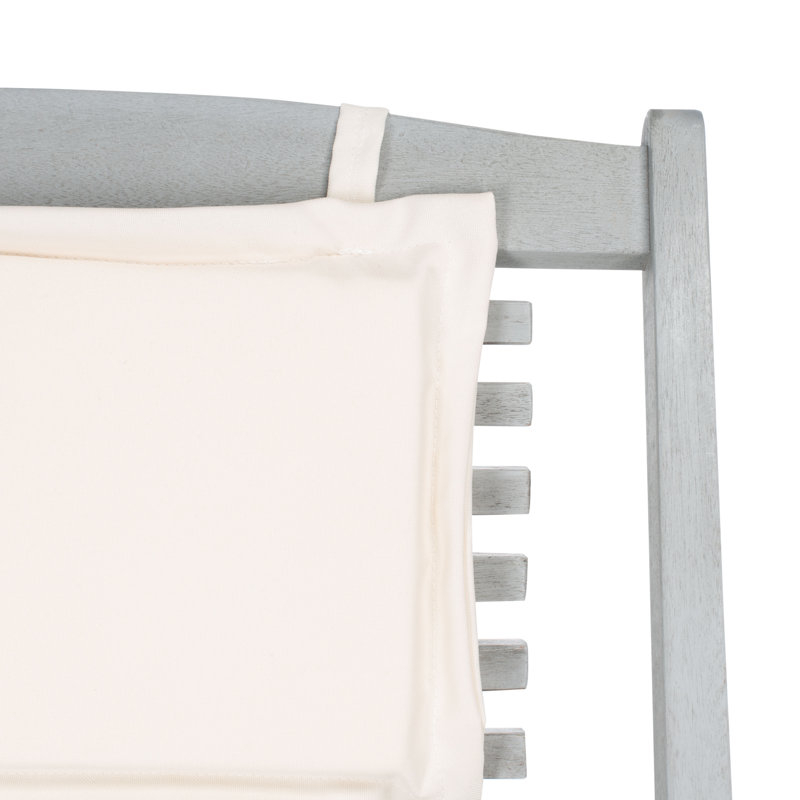 Chaise de patio Imani Relax, Gris / beige
