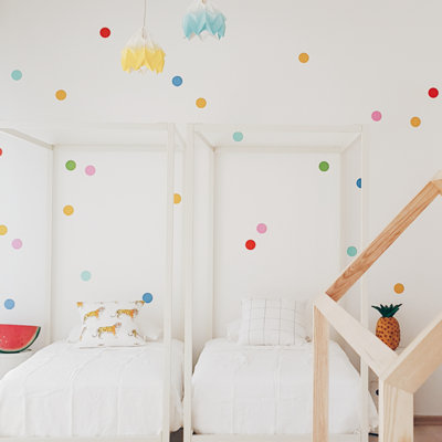 Adhésif décoratif pois confettis