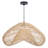 1-Light Rattan Pendant Light Fixture Bohemian-1076147251