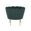 Fauteuil demi-tonneau en velours 32,5 po Mandloi-1072885161
