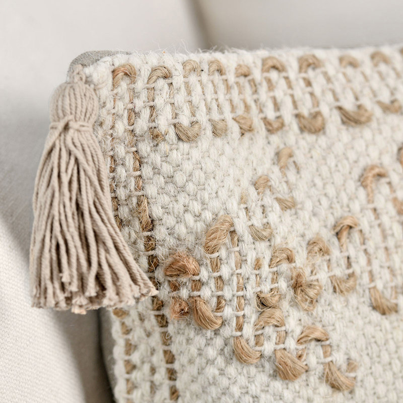 Ferri Lumbar Pillow Insert, Ivory/Natural