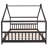 Waterloo Size House Bed Wood Bed-447190012-447190010