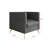 Cramlington Velvet Square Arm Chair-99419305