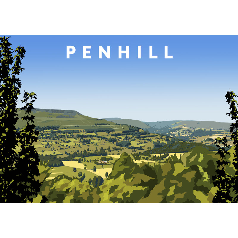 Penhill 2 by Richard O'Neil - Print, 30 cm H x 40 cm W x 1 cm D, No Frame