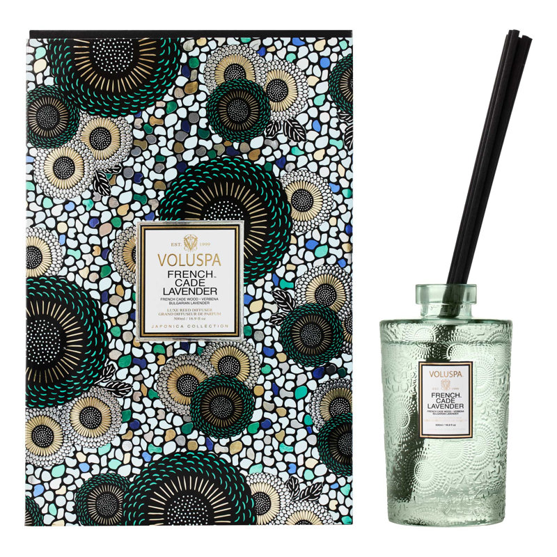 French Cade Lavender Luxe Reed Diffuser
