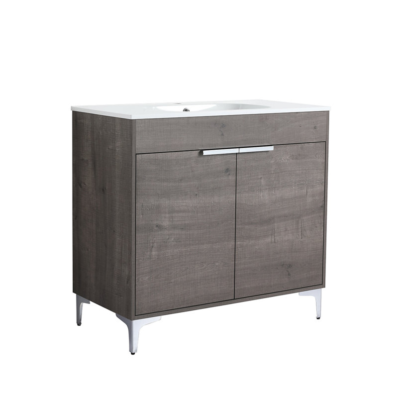 Taylun 36'' Single Bathroom Vanity with Resin Top