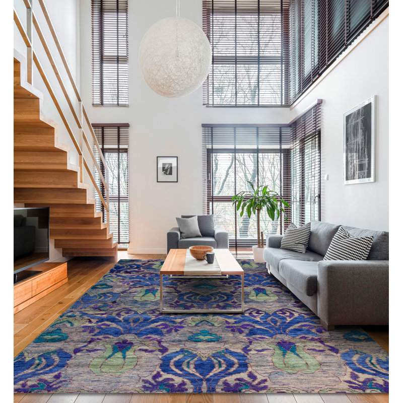 Tapis noué à la main Seville, Rectangulaire 8 pi x 10 pi