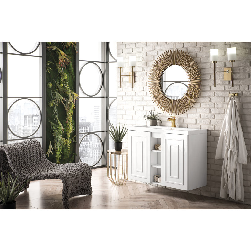 Alicante 39.5'' W Single Vanity, Glossy White