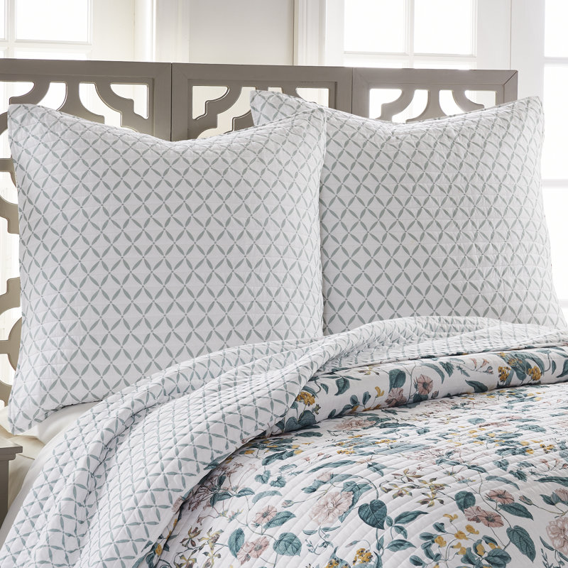 Verity Teal Euro Sham 2pk