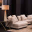 Side Table Criss Cross Brushed Brass Finish - Frame