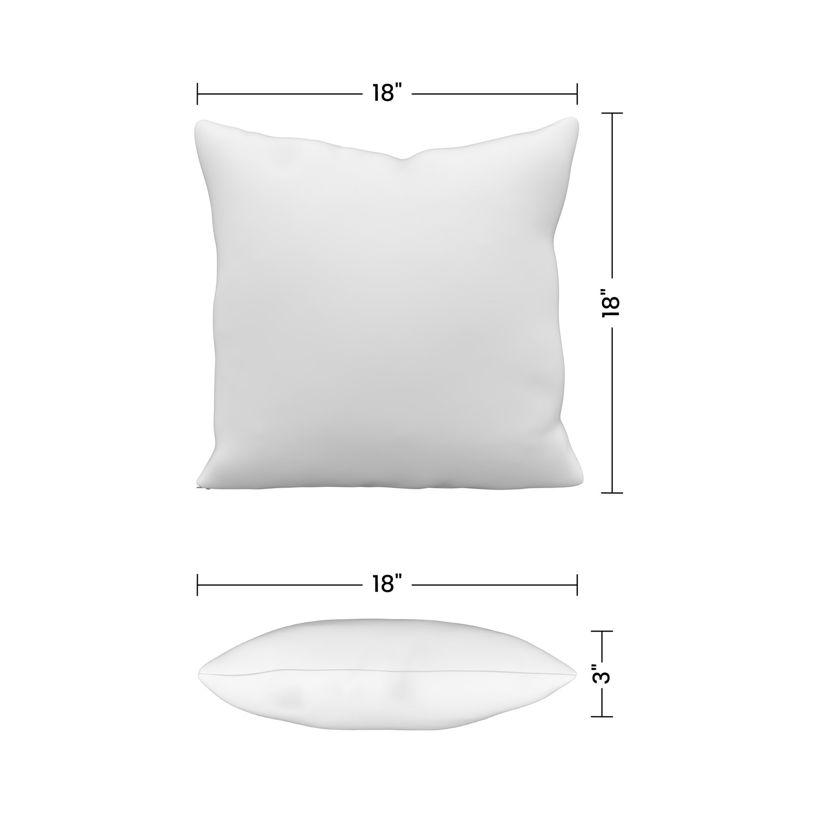 Indoor/Outdoor Throw Pillow, Square 18", Spectrum Mushroom Sunbrella® Plainweave