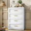 Commode bleue à quatre tiroirs-118614269