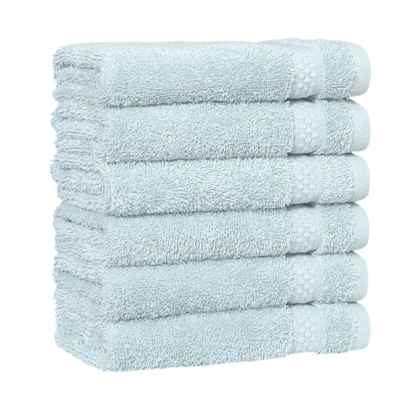Essuie-mains 100% coton Starlight, Bleu clair