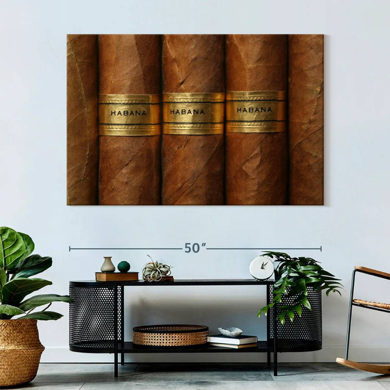 Senne Habana Cigars, 34" H x 51" W