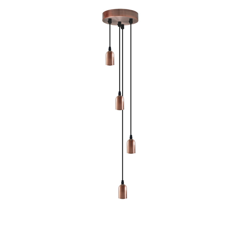 Amrane - Light Copper Cluster Pendant, Yes, 4