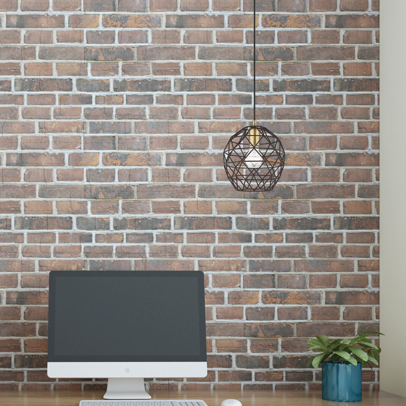 Luminaire suspendu simple à 1 lumière Lucilo, Bronze