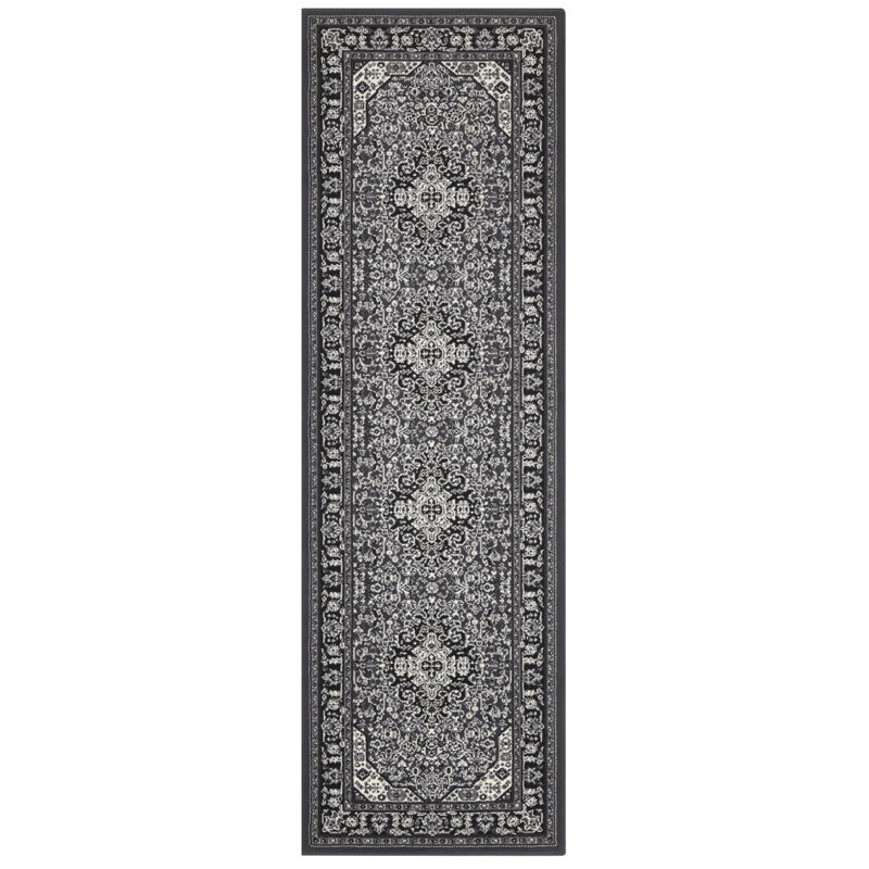 Skazar Isfahan Tufted Grey Rug, Runner 80 x 250cm