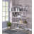 Biram 72"H Steel Etagere Bookcase-1858764988