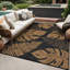 Tapis d'extérieur imperméable réversible en plastique avec paille Tapis de patio pliable résistant aux rayons UV-907267626-907267670
