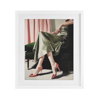 «Waiting For The Invités», reproduction sous verre encadrée, design par Andreas Magnusson