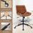 Ergonomic Drafting Office Chair - Adjustable Height & Footrest Ring, Swivel Stool For Standing Desk, Counter Height Desk & Drawing