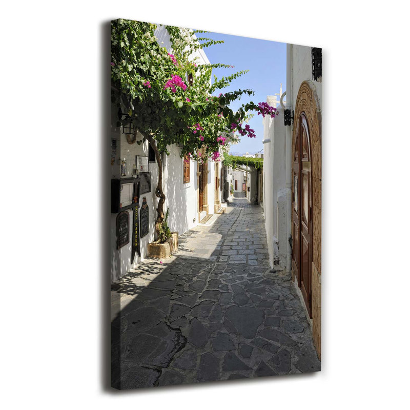 A Charming Path - Wrapped Canvas Print