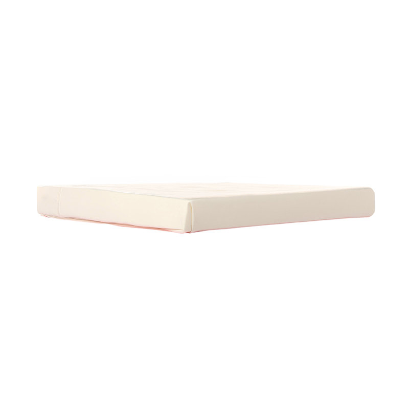 100% Cotton Jersey Range 100% Cotton Jersey Knit Fitted Sheet, Double (4'6), Ivory
