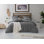 Ensemble de housse de couette en microfibre lavée et plissée très douce