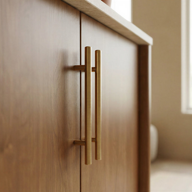 Armoire de rangement 35,4 "avec dessus en faux travertin Auris
