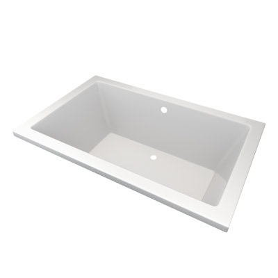 66'' x 42'' Drop-In Soaking Acrylic Bathtub
