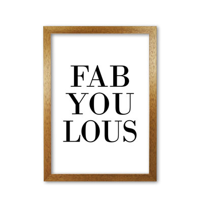 Fabyoulous - Print