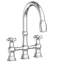 Jacobean Pull Down Kitchen Bridge Faucet-1232063110-1231961793