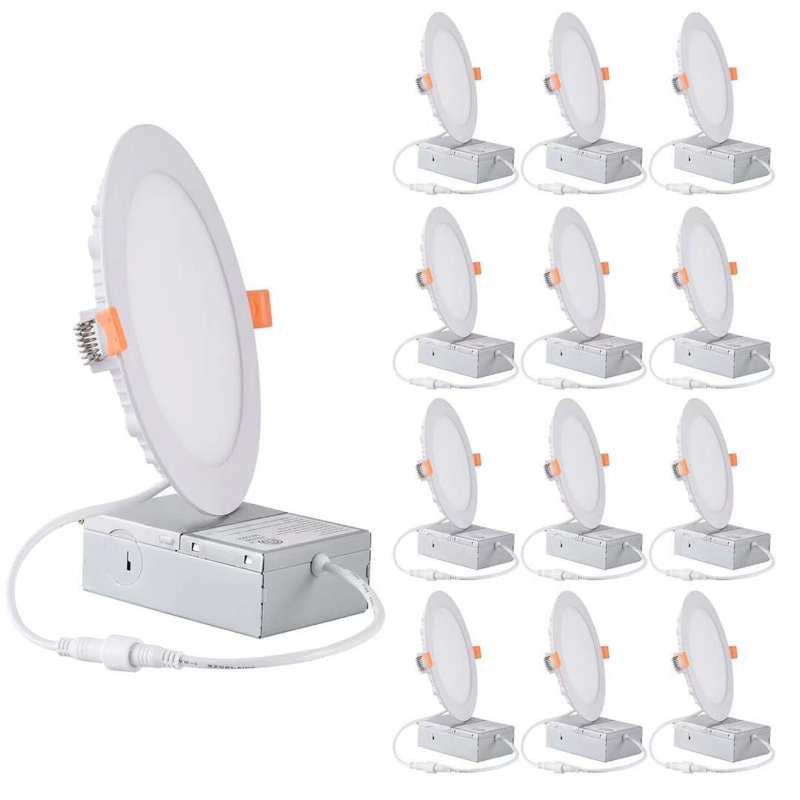 6 in. 12 W Dimmable Recessed Lighting Kit
