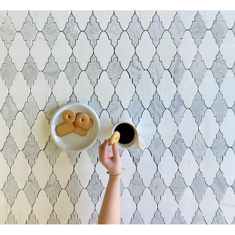 10" x 12" Marble Mosaic Wall and Floor Tile